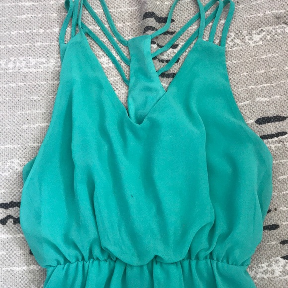 Francesca’s Teal Sundress - Picture 2 of 5